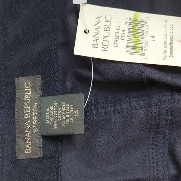 BANANA REPUBLIC STRETCH corduroy bootleg pants NWT - Picture 3 of 6